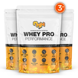 MHN Supplements Whey Pro Performance 3-as csomag