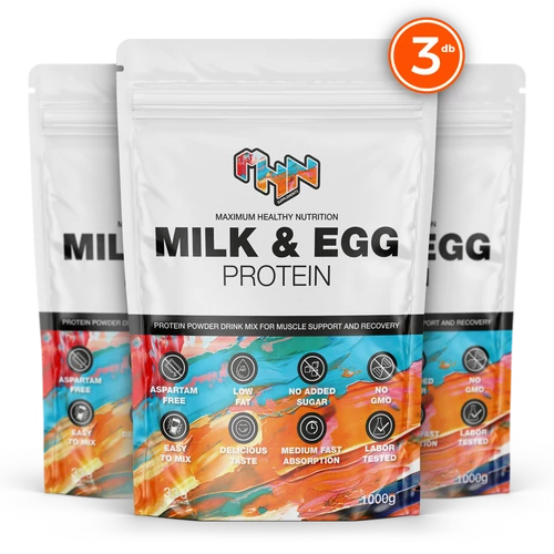 MHN Supplements Milk & Egg Protein 3-as csomag